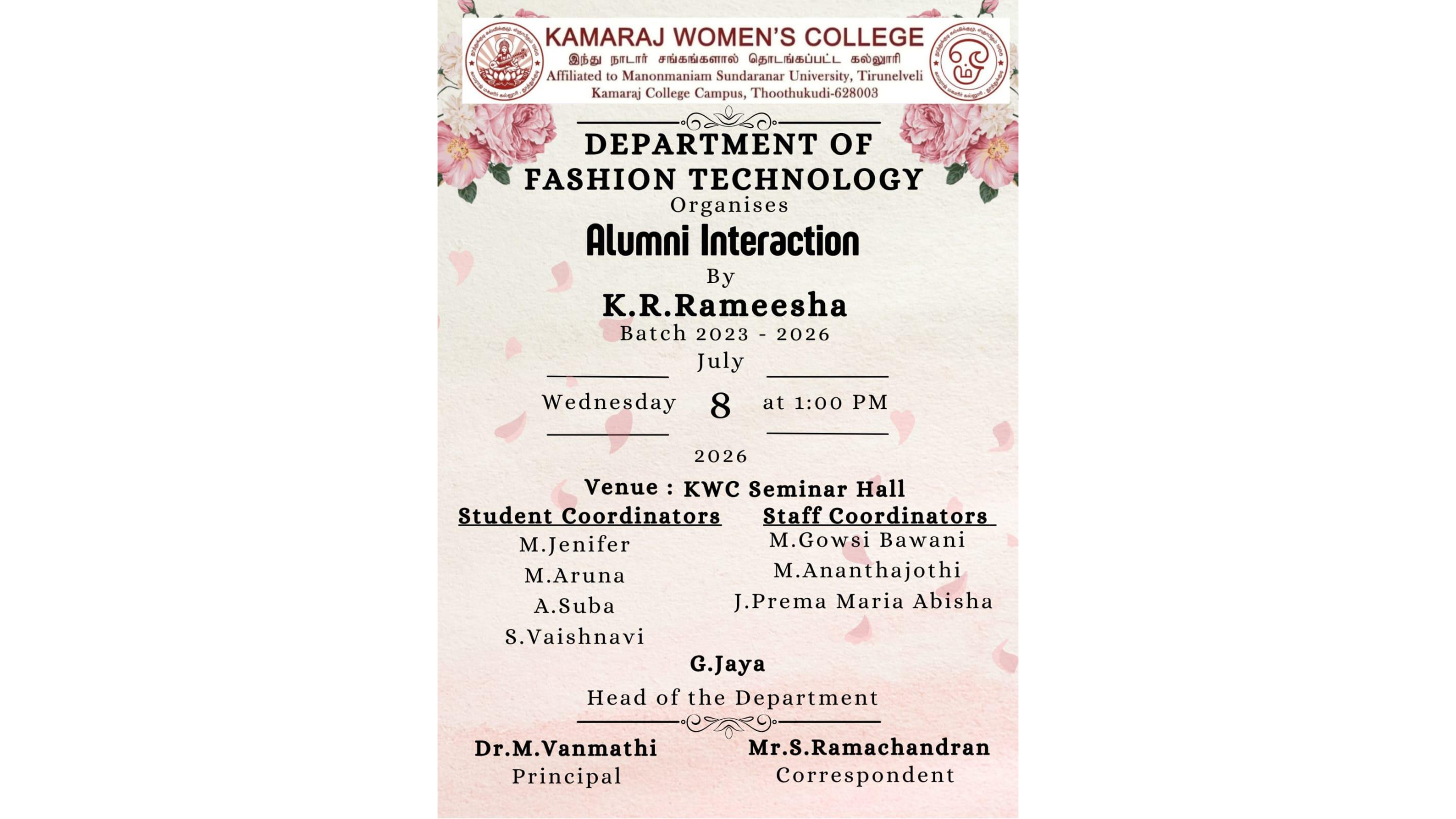 Alumni Interaction Programme