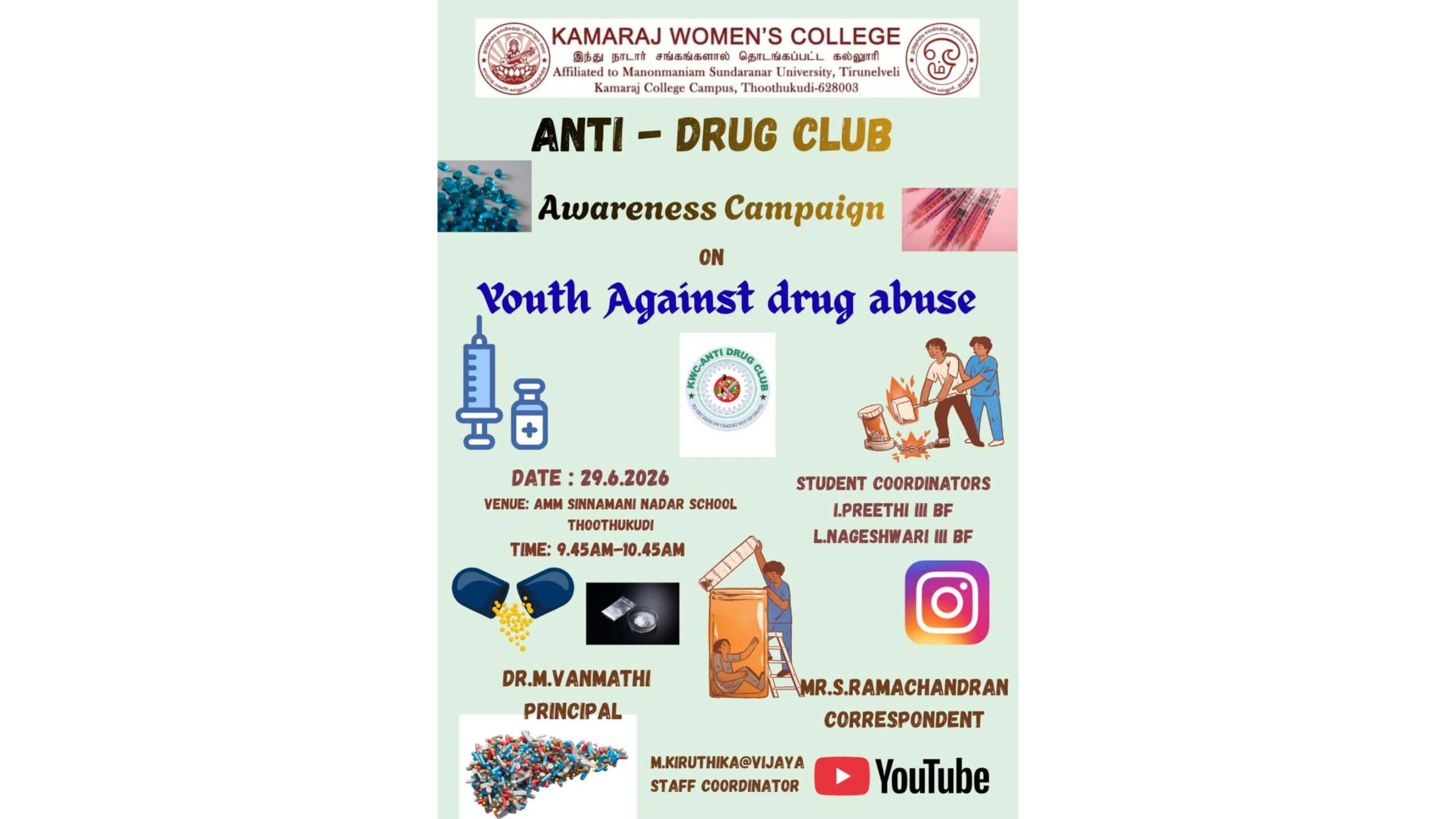 Anti-Drug Club Awareness Campaign
