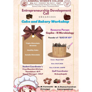 Bakery Workshop on Cakes and Brownies