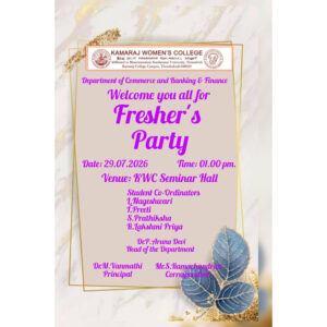 Banking and Finance Freshers Day