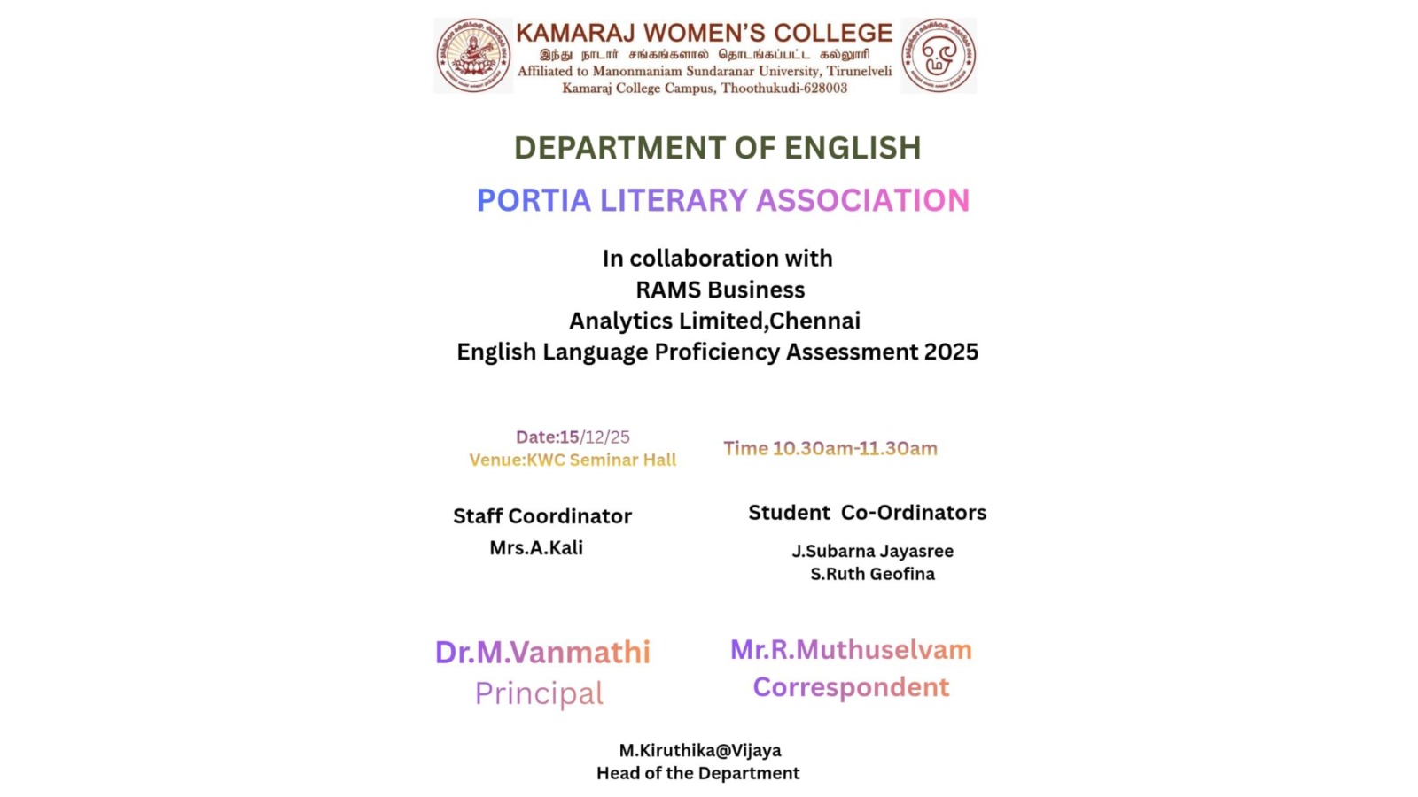 English Language Proficiency Assessment