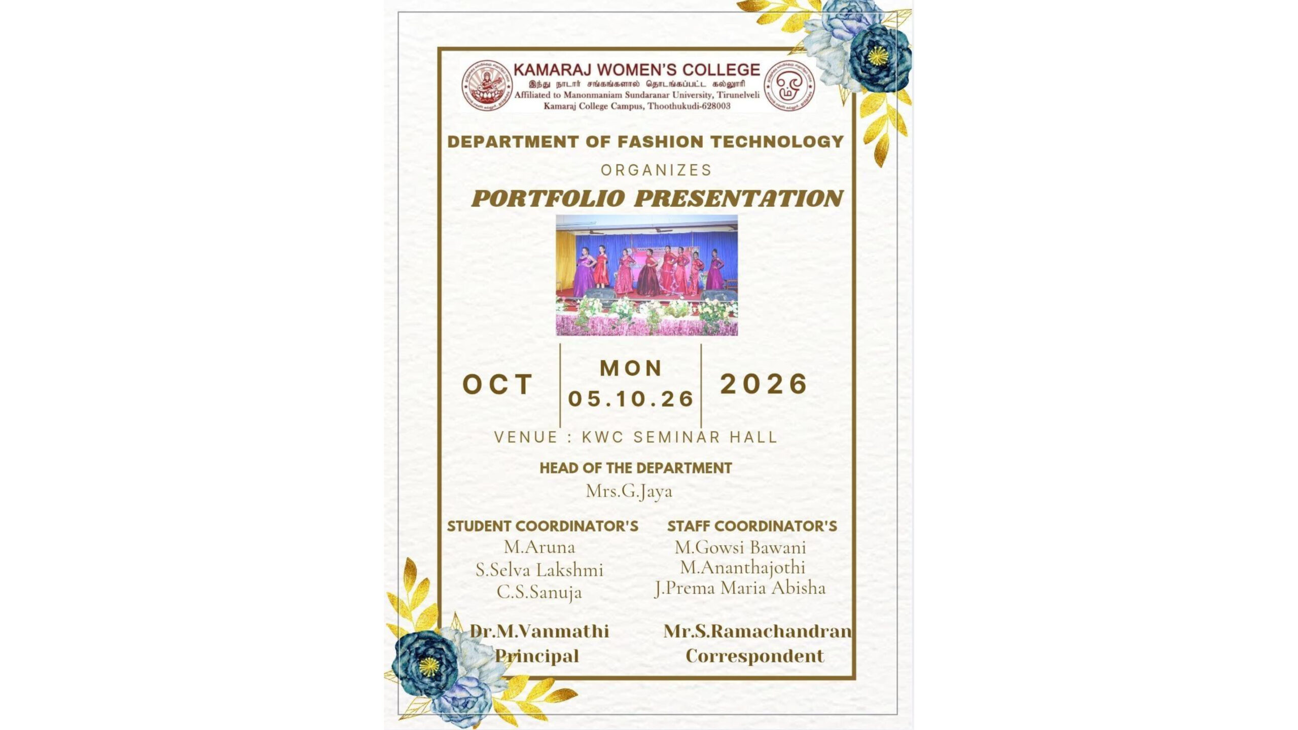 Fashion Walk Programme