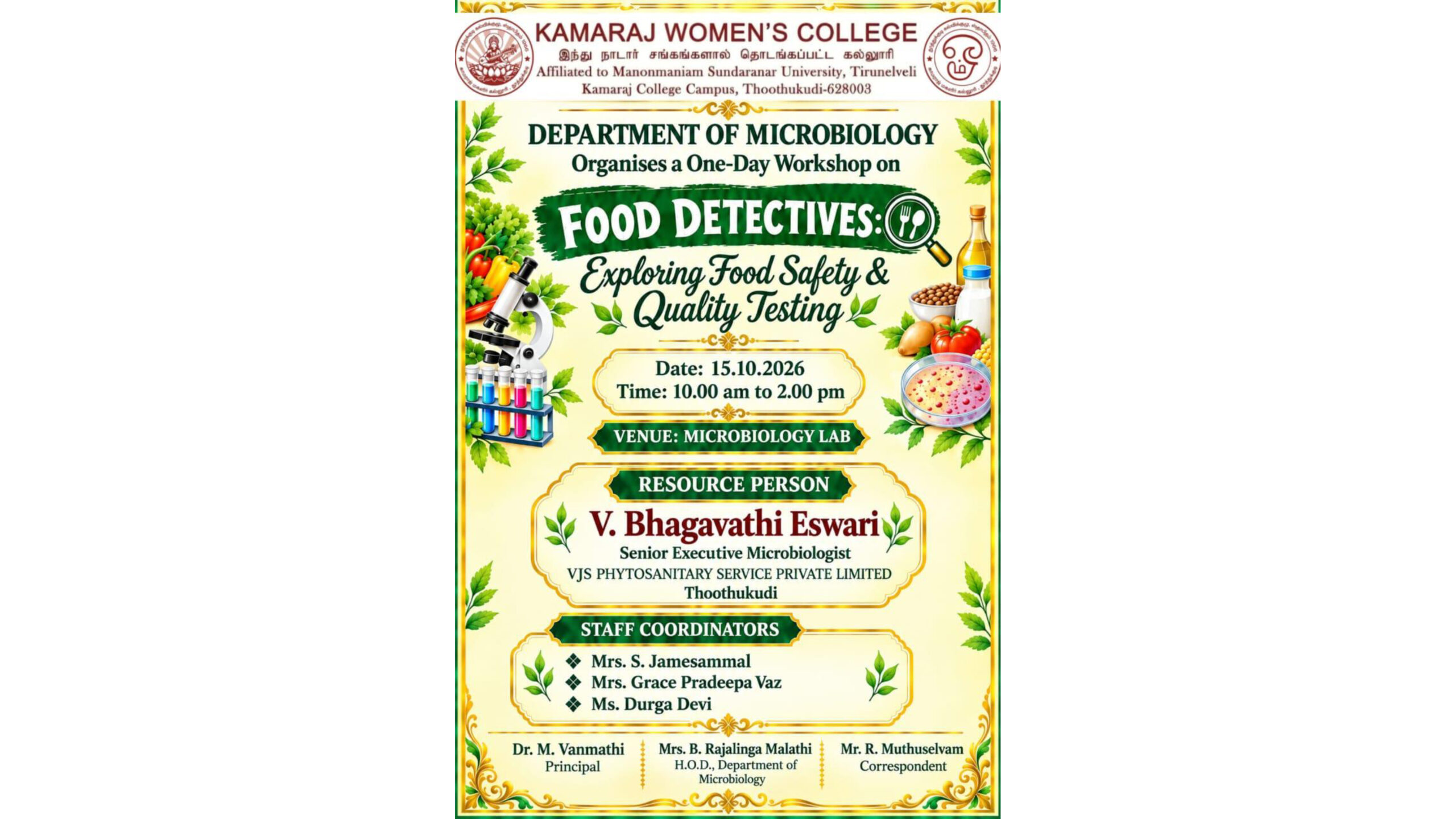 Food Safety Workshop