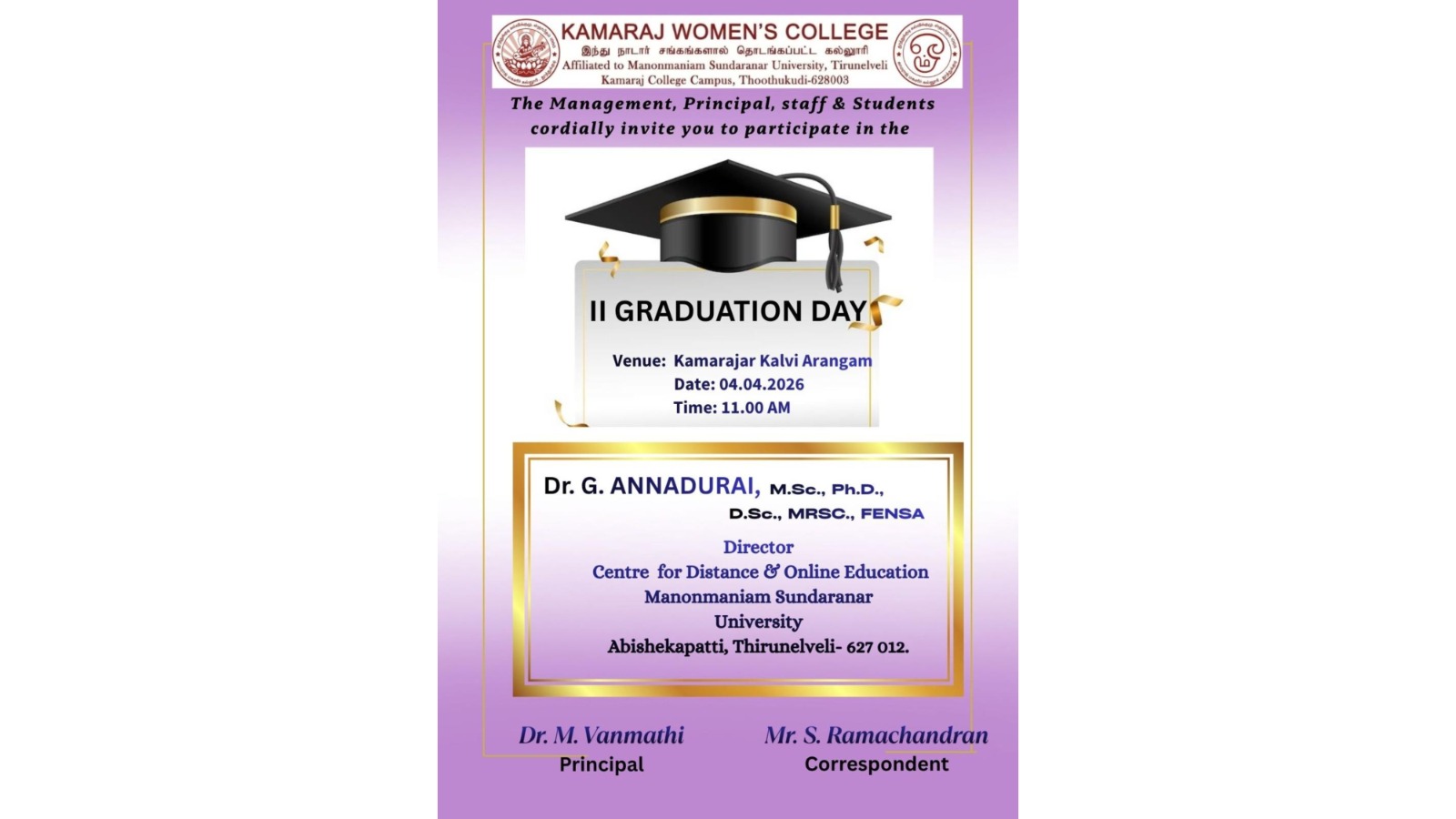 Graduation Day Celebration