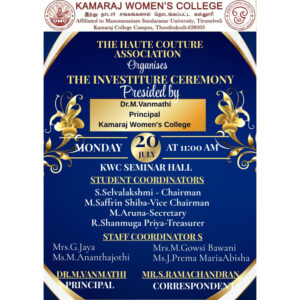 Haute Couture Association Investiture Ceremony