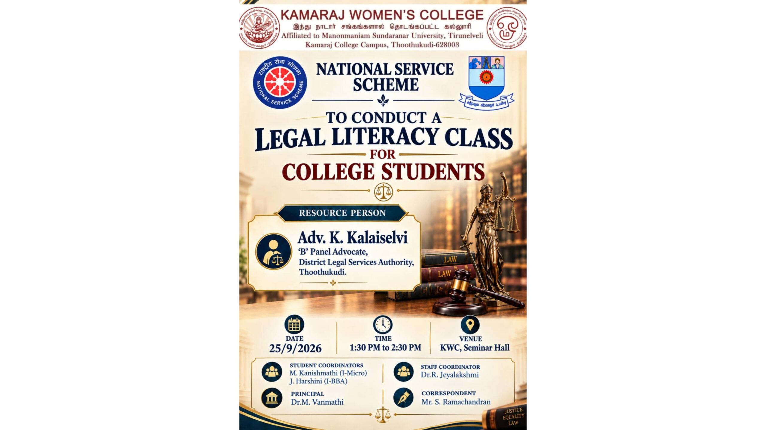 Legal Literacy Class