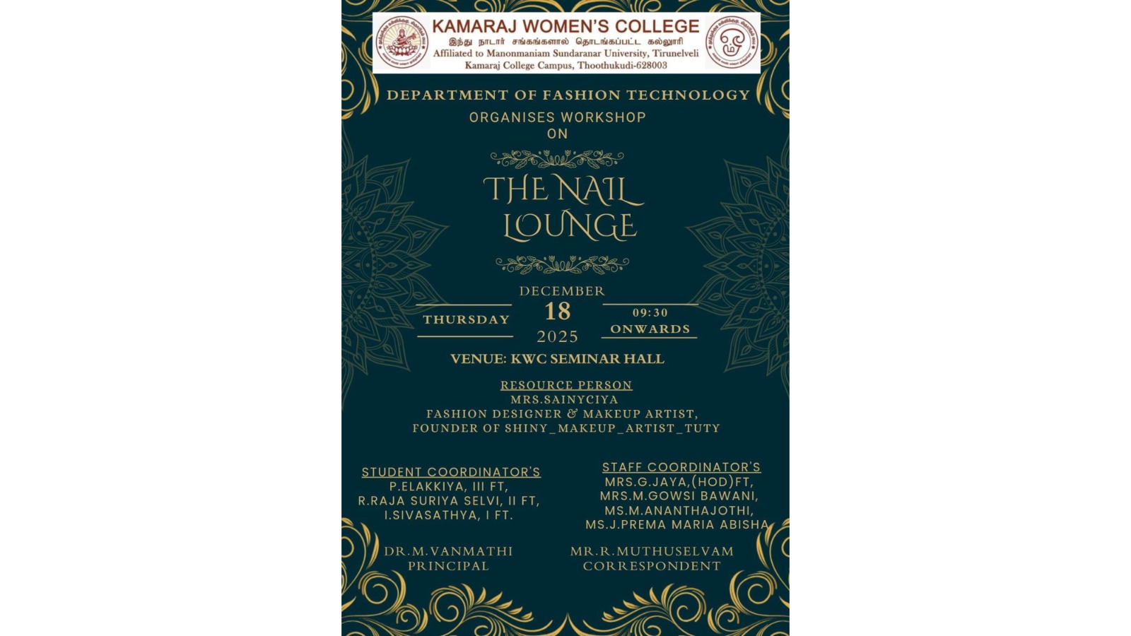 Manicure and Pedicure Workshop