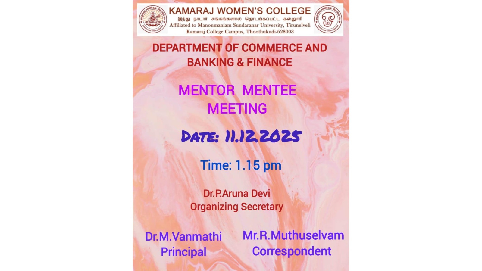 Mentor Mentee Meeting