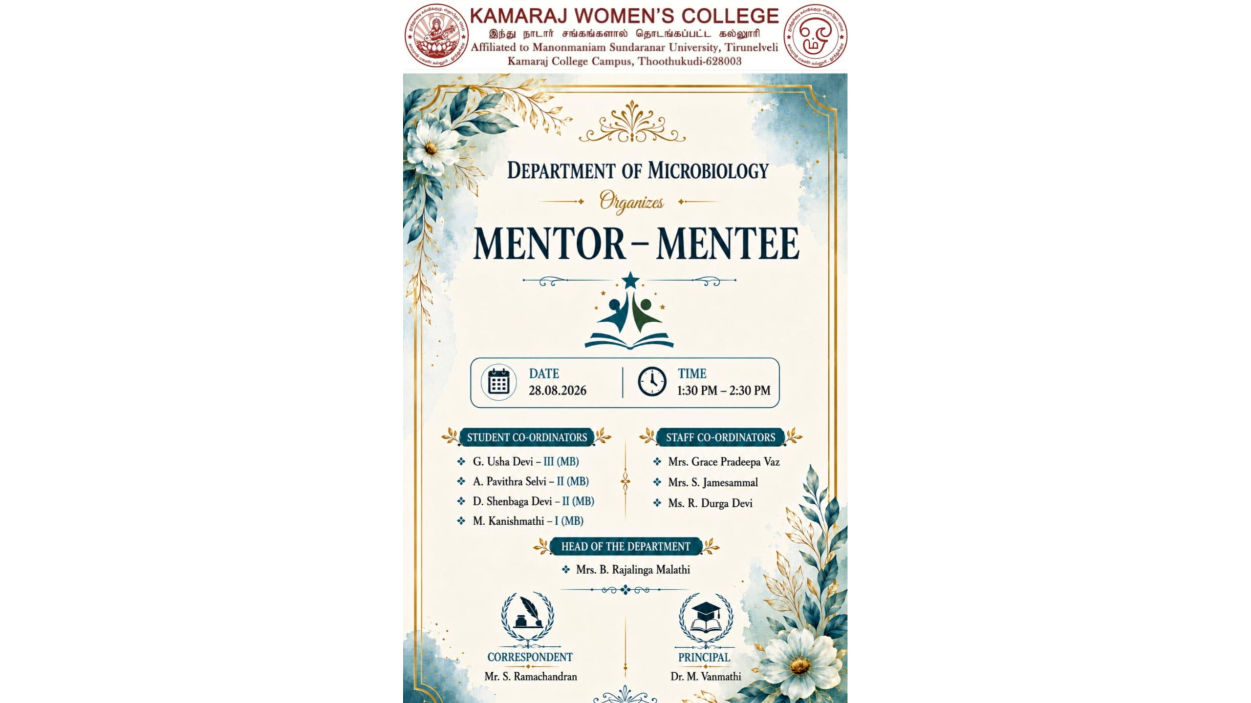 Mentor Mentee Programme