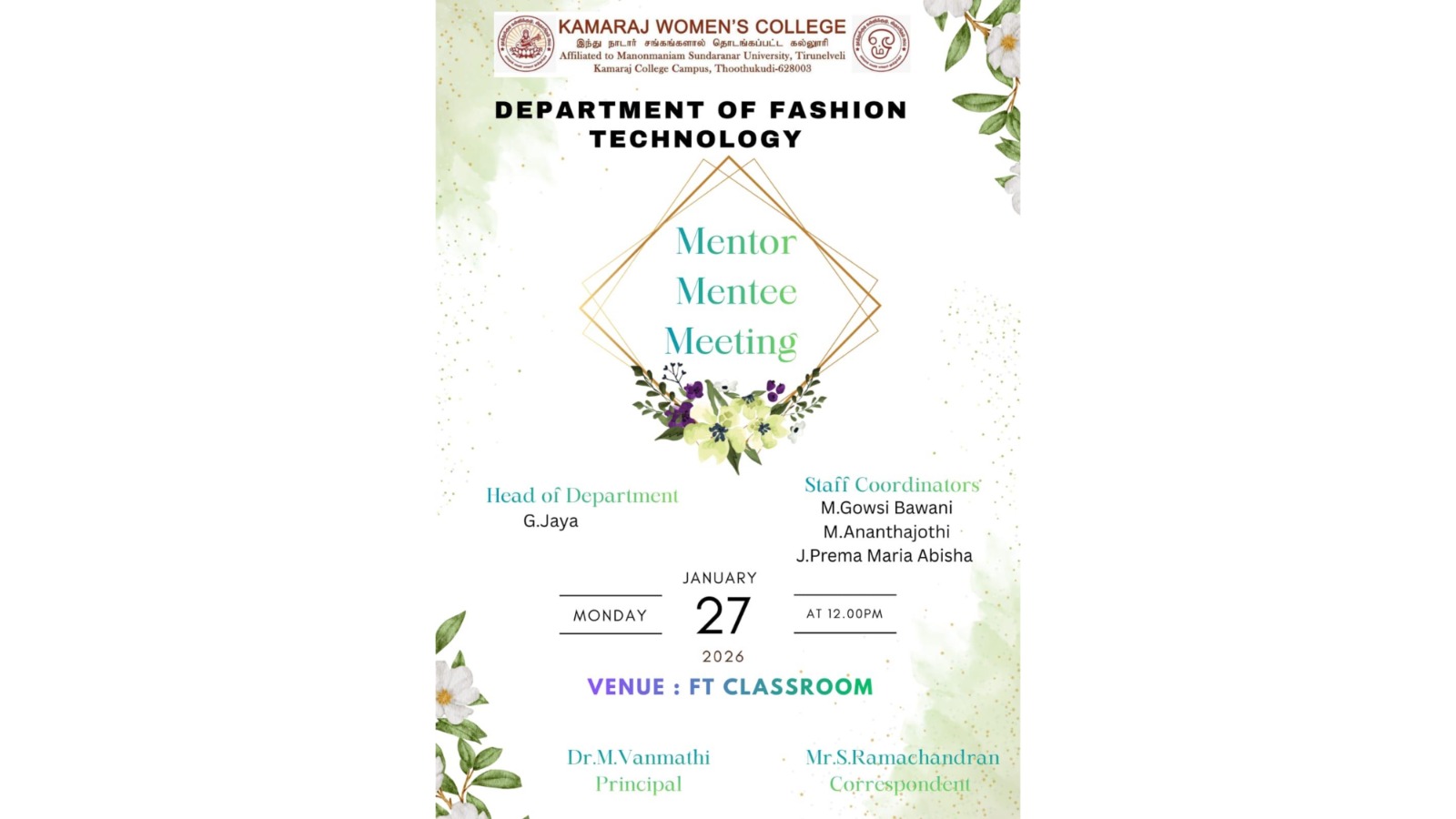 Mentor–Mentee Meeting