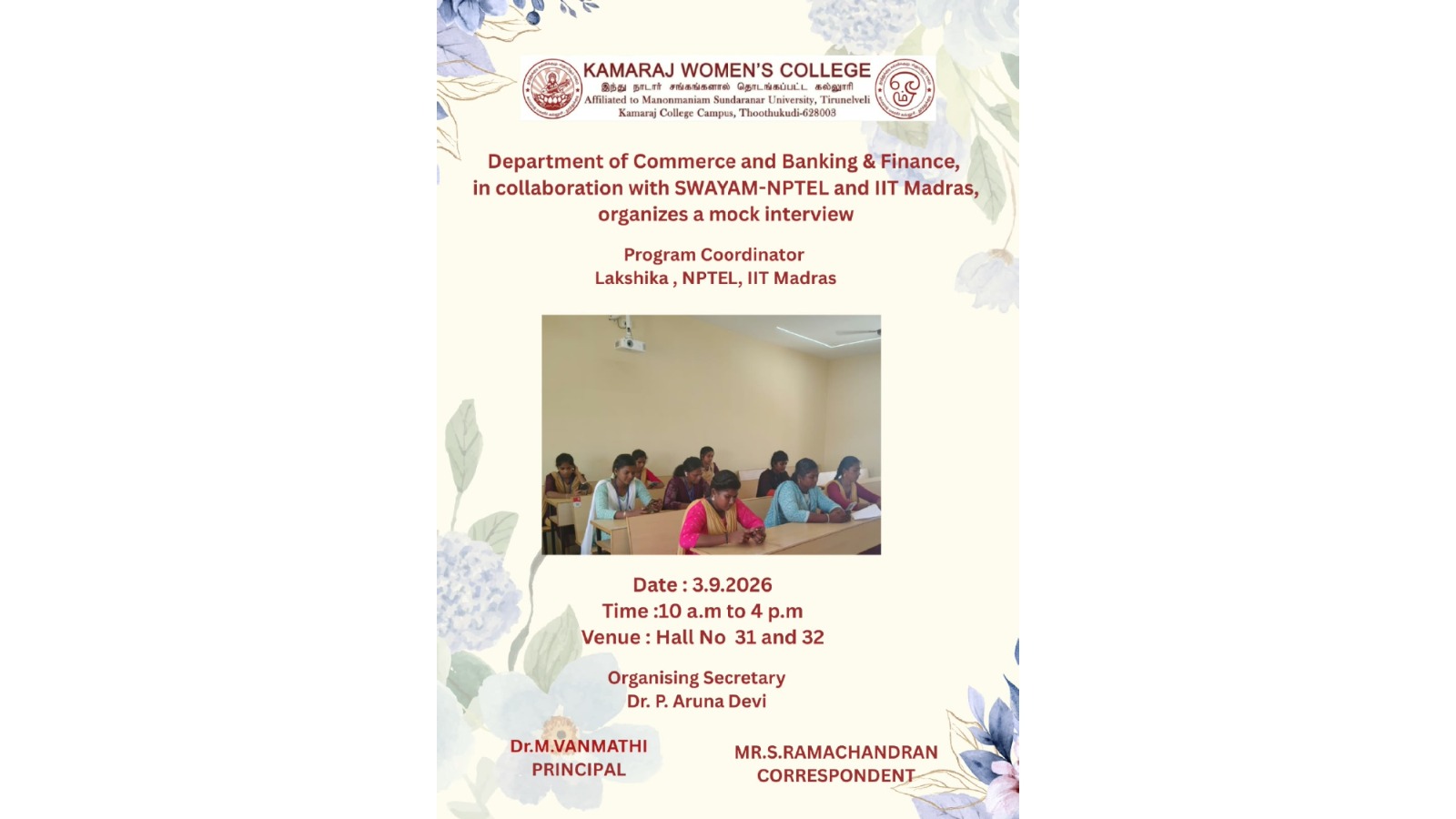 Mock Interview Training by KWC and NPTEL IIT Madras