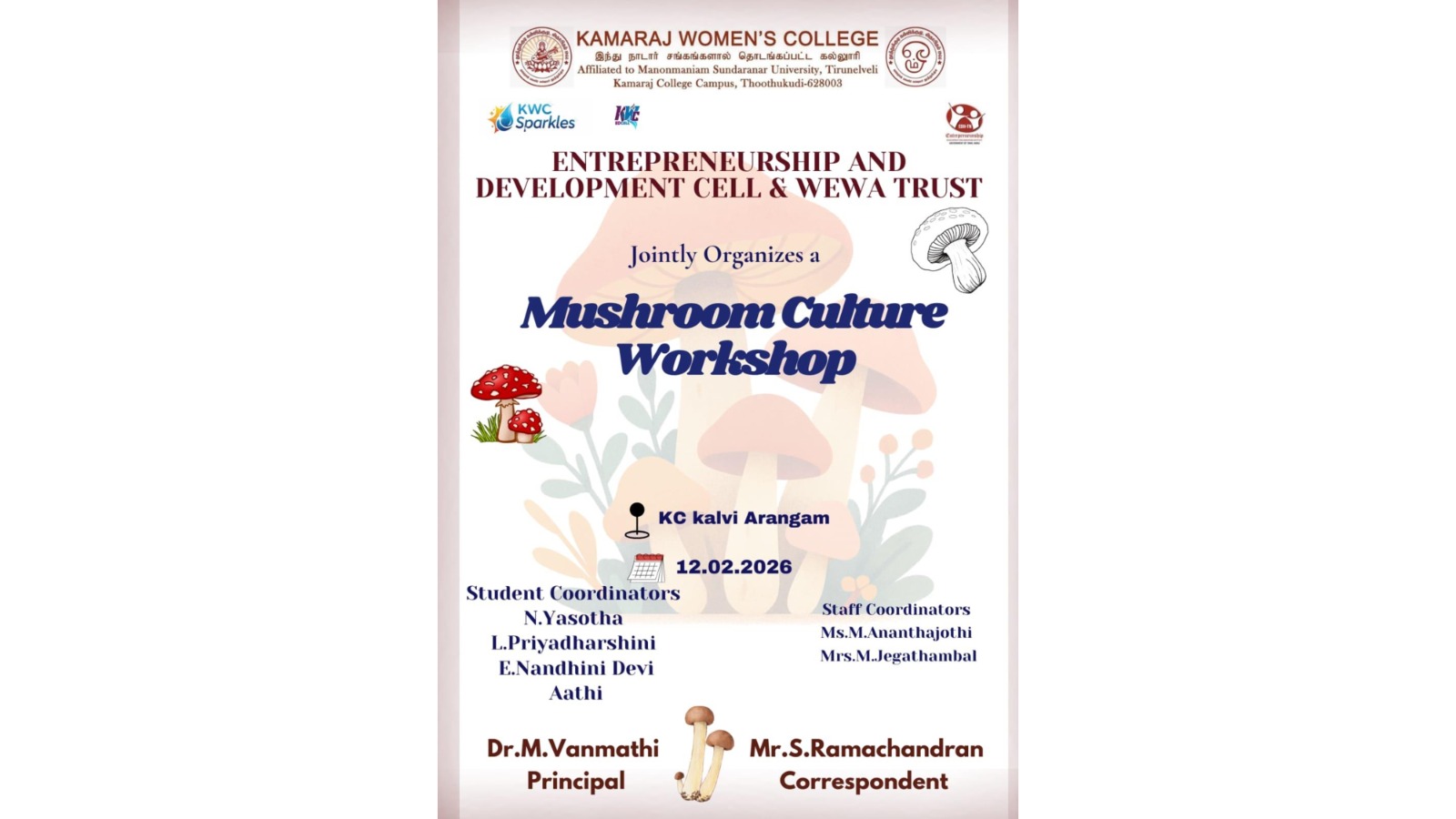 Mushroom Cultivation Workshop