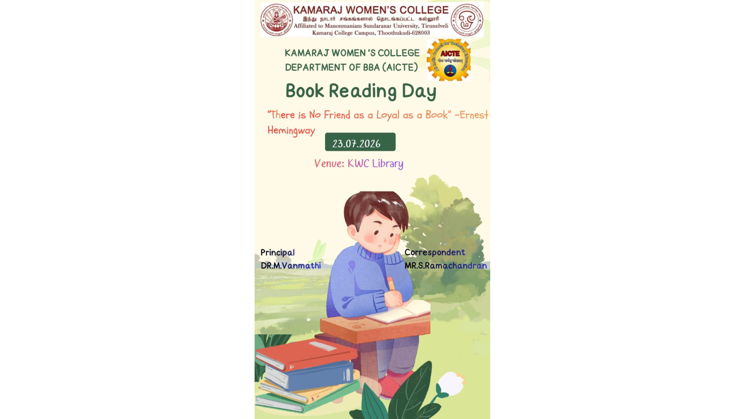 National Book Reading Day