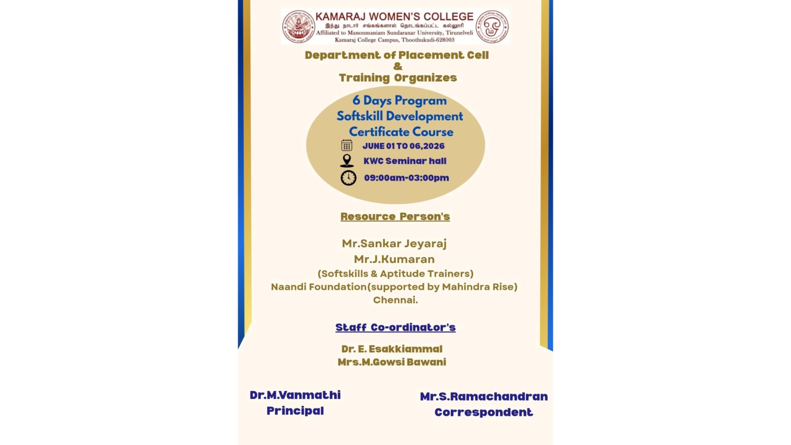 Soft Skill Development Certificate Course
