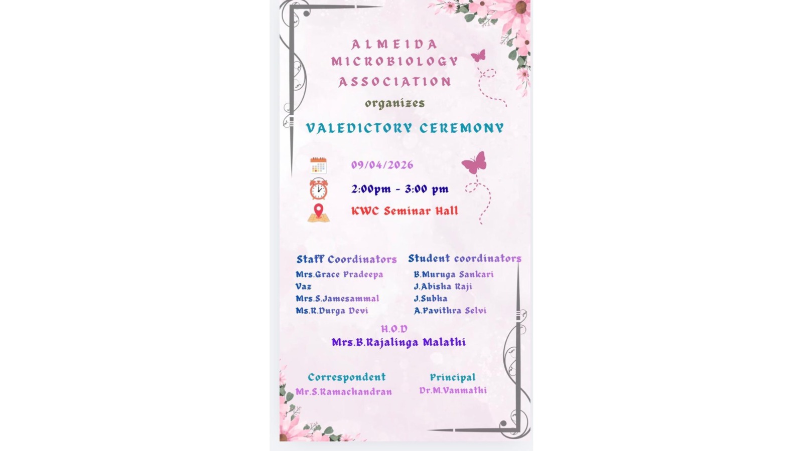 Valedictory Ceremony