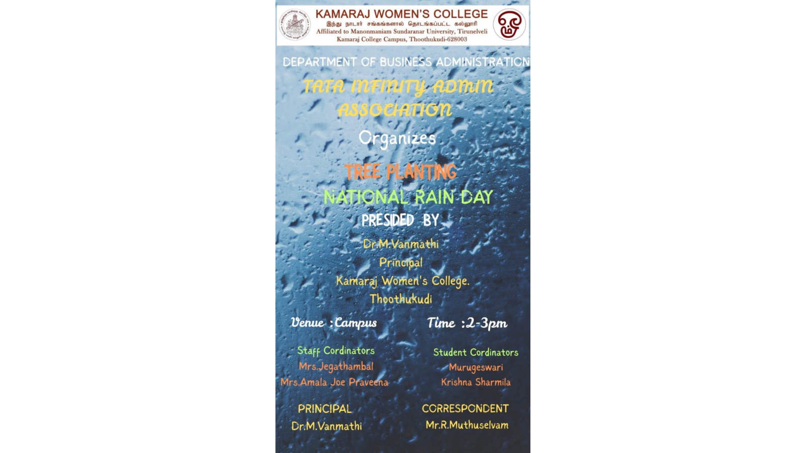 National Rain Day Tree Planting